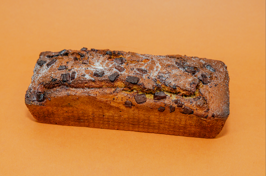 Panqué de Plátano con Chocolate GF SF