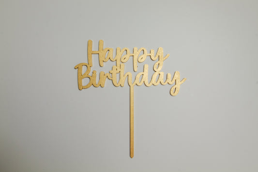 Letrero “Happy Birthday”